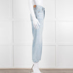 Citizens of Humanity Pale Blue High Rise Wide Leg Jeans