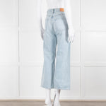 Citizens of Humanity Pale Blue High Rise Wide Leg Jeans