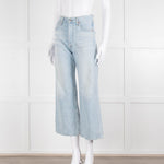 Citizens of Humanity Pale Blue High Rise Wide Leg Jeans