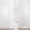 Maurizio Mykonos Grey Lace Tie Waist Duster Coat