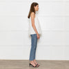 Bamford Cream Textured Sleeveless Top