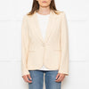 Joseph Pale Yellow/ Cream Wool Blazer