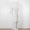 Maurizio Mykonos Grey Lace Wide Leg Trousers