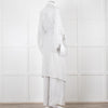 Maurizio Mykonos Grey Lace Wide Leg Trousers
