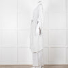 Maurizio Mykonos Grey Lace Wide Leg Trousers