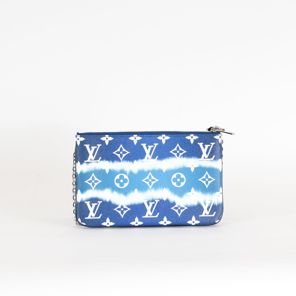 Louis Vuitton Blue Escale Double Zip Bag On Chain