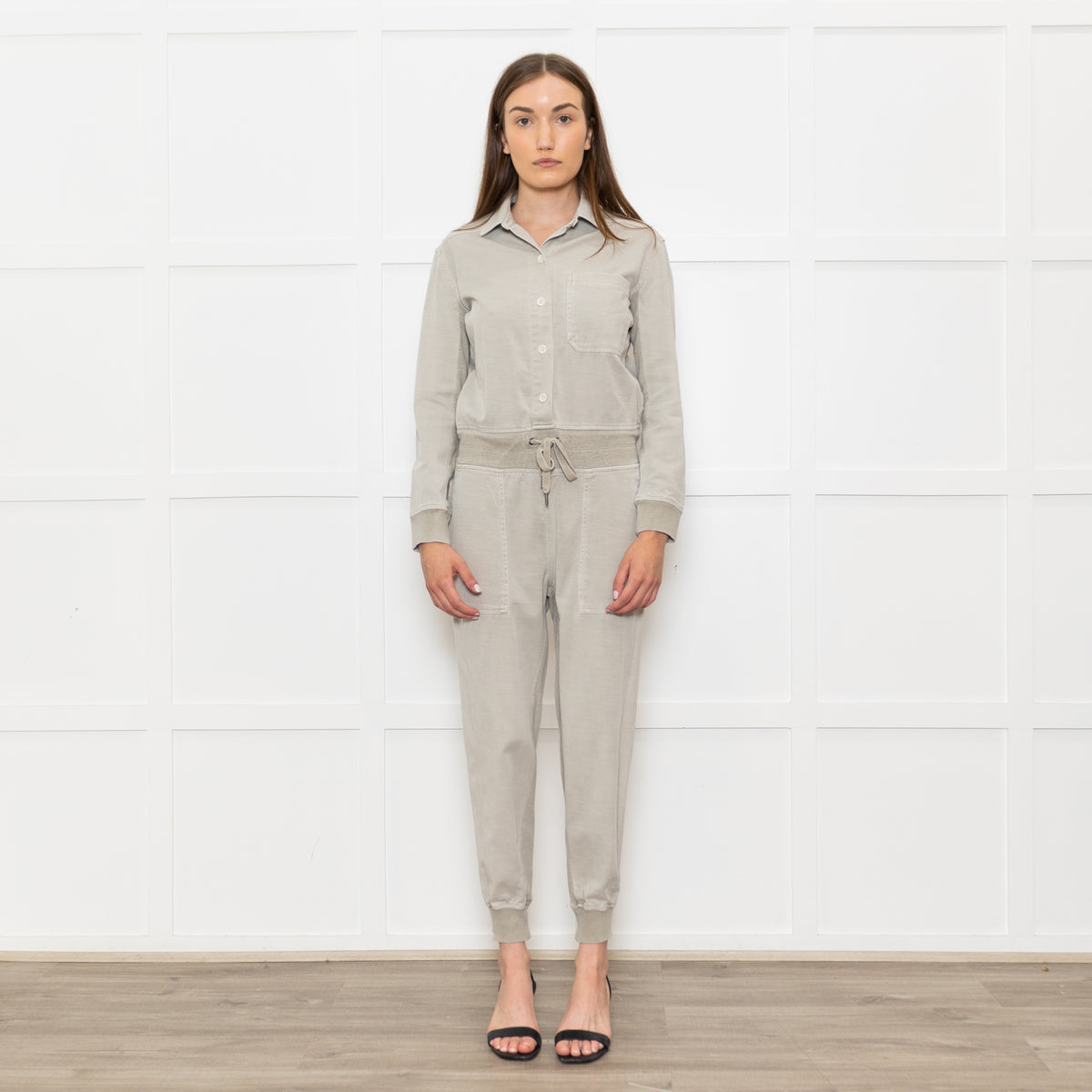 James Perse Grey Jumpsuit