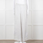 Maurizio Mykonos Grey Lace Wide Leg Trousers