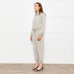 James Perse Grey Jumpsuit