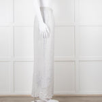 Maurizio Mykonos Grey Lace Wide Leg Trousers