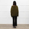Sarah Pacini Green Mohair Mix Jumper
