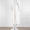 Me + Em White Cotton Cargo Trousers