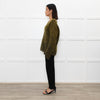 Sarah Pacini Green Mohair Mix Jumper
