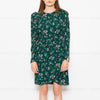 Reformation Juni Green Floral Print Dress
