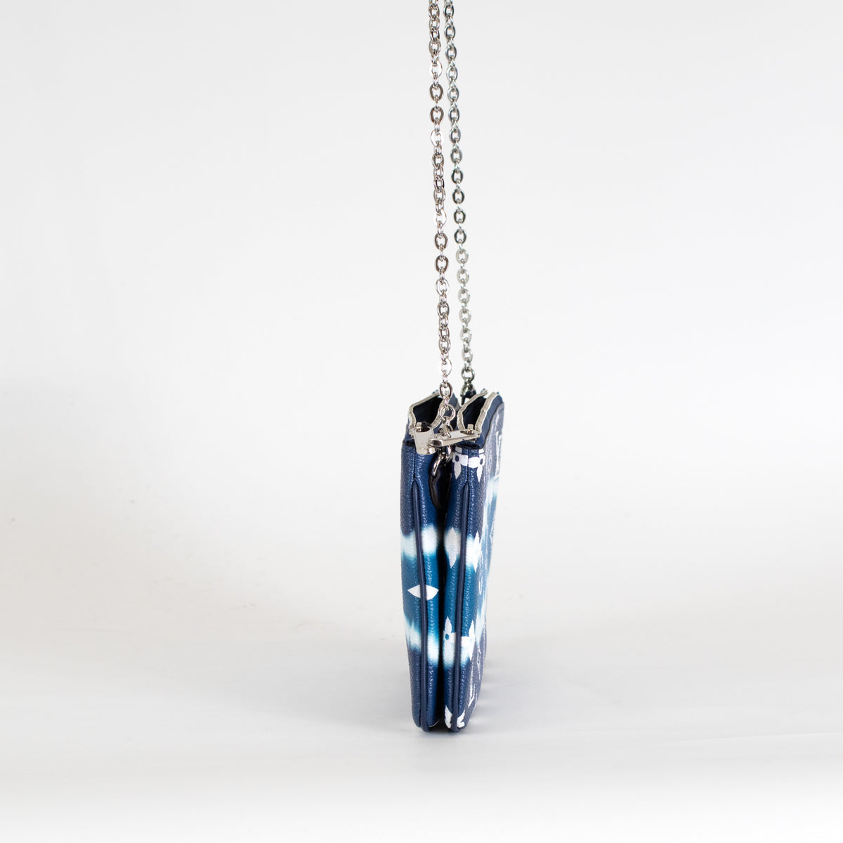 Louis Vuitton Blue Escale Double Zip Bag On Chain