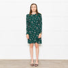 Reformation Juni Green Floral Print Dress