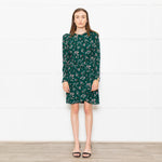 Reformation Juni Green Floral Print Dress