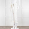 Me + Em White Cotton Cargo Trousers