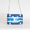Louis Vuitton Blue Escale Double Zip Bag On Chain