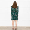 Reformation Juni Green Floral Print Dress