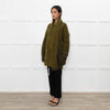 Sarah Pacini Green Mohair Mix Scarf