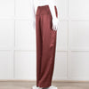 Second Female Brown Satin Wide Leg Trousers