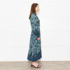 Ulla Johnson Teal Floral Patterned Maxi Dress