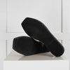 St Agni Jax  Flatform White Woven Leather Round Toe  Slides