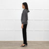 Joie Grey Cashmere/Wool Mix Funnel Neck Button Cardigan