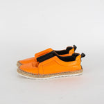 Pierre Hardy Orange Leather Espadrille Flat Shoes
