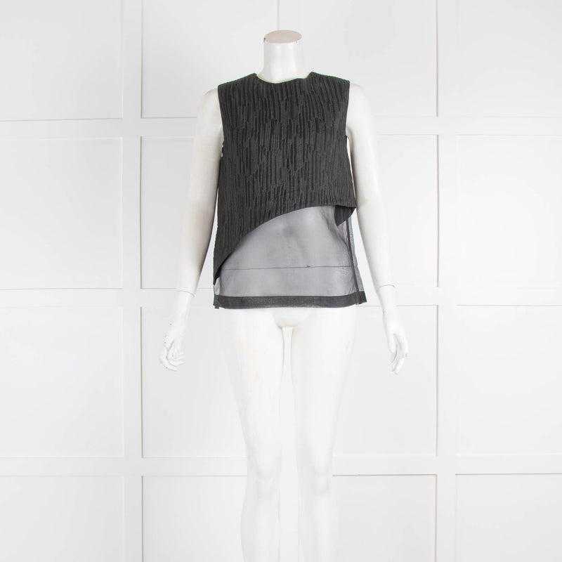 Paper London Black Vezzano Top