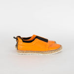 Pierre Hardy Orange Leather Espadrille Flat Shoes