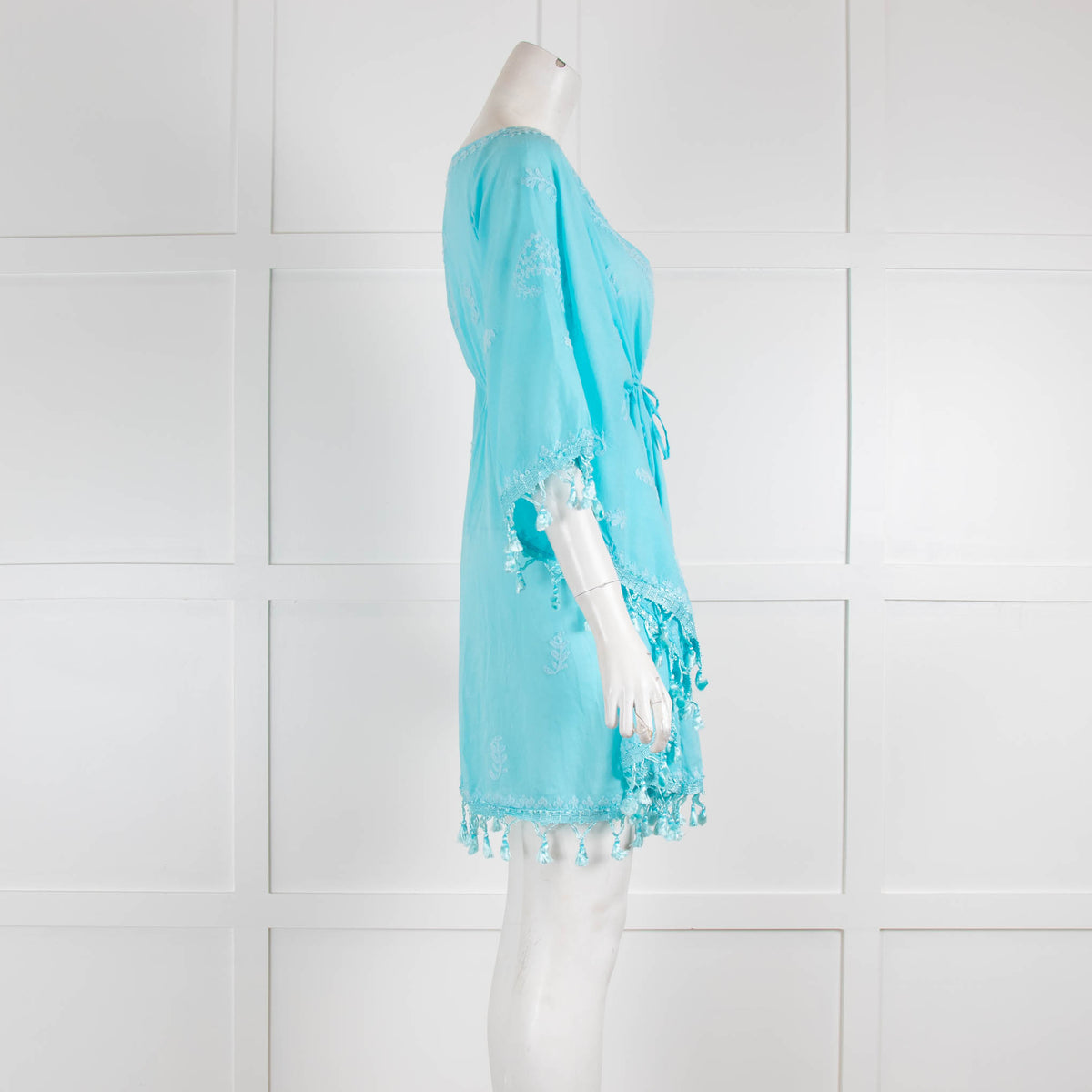 Melissa Odabash Sea Blue Embroidered Cover up