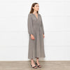 Mondo Corsini Beige and Black Micro Check Midi Dress