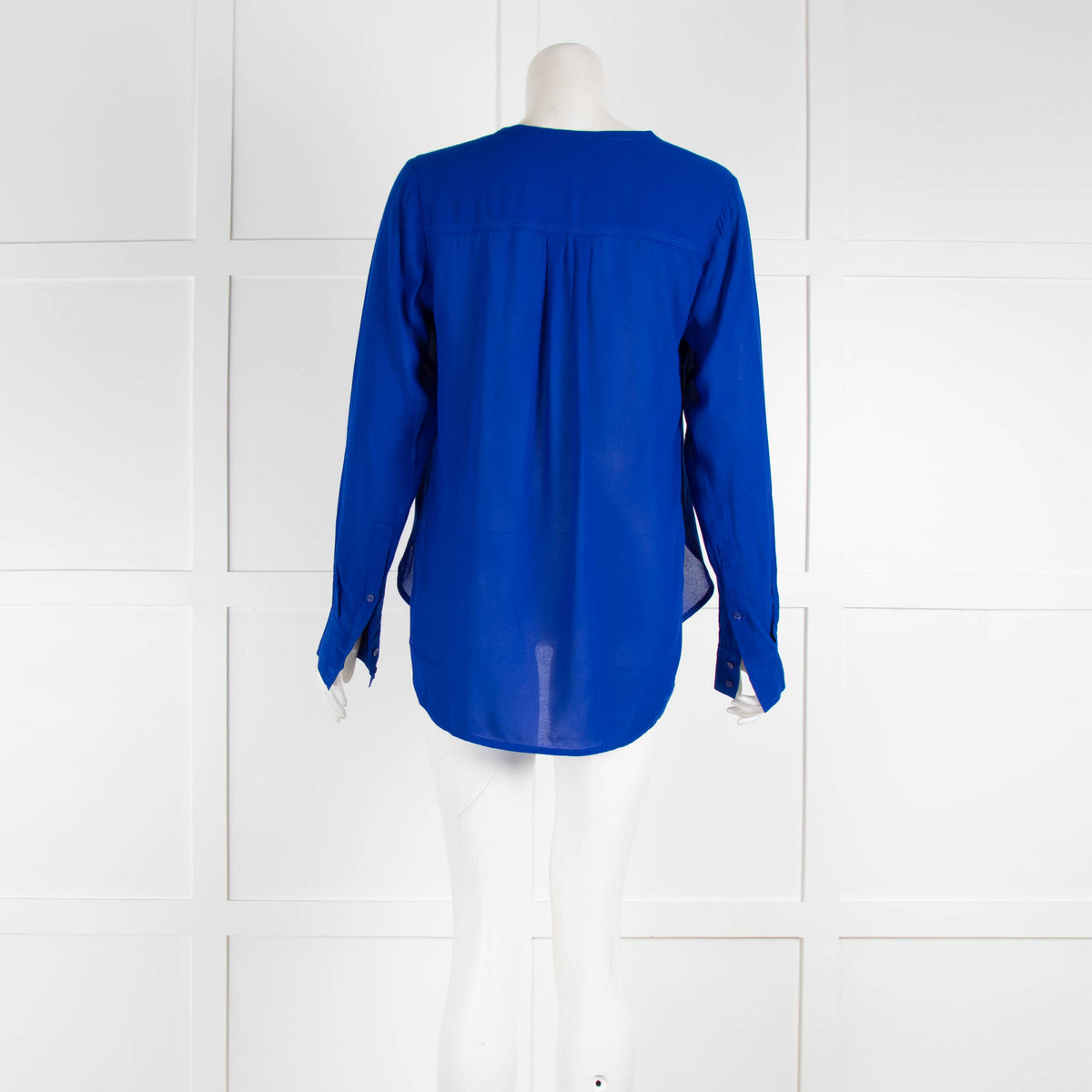 Vince Cobalt Blue V-Neck Blouse