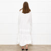 Sea New York White Cotton Tiered Shirt Dress