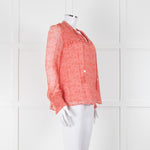 Moliin Pink Block Print Long Sleeve Blouse