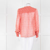 Moliin Pink Block Print Long Sleeve Blouse