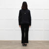 Alala Black Fabric Biker Style Jacket