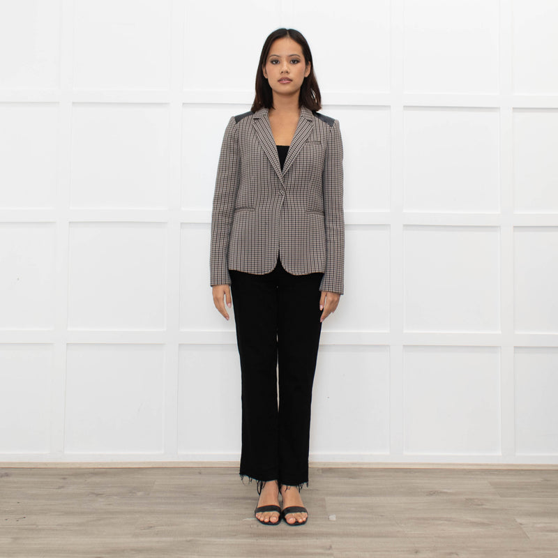 Claudie Pierlot Prince of Wales Check Jacket