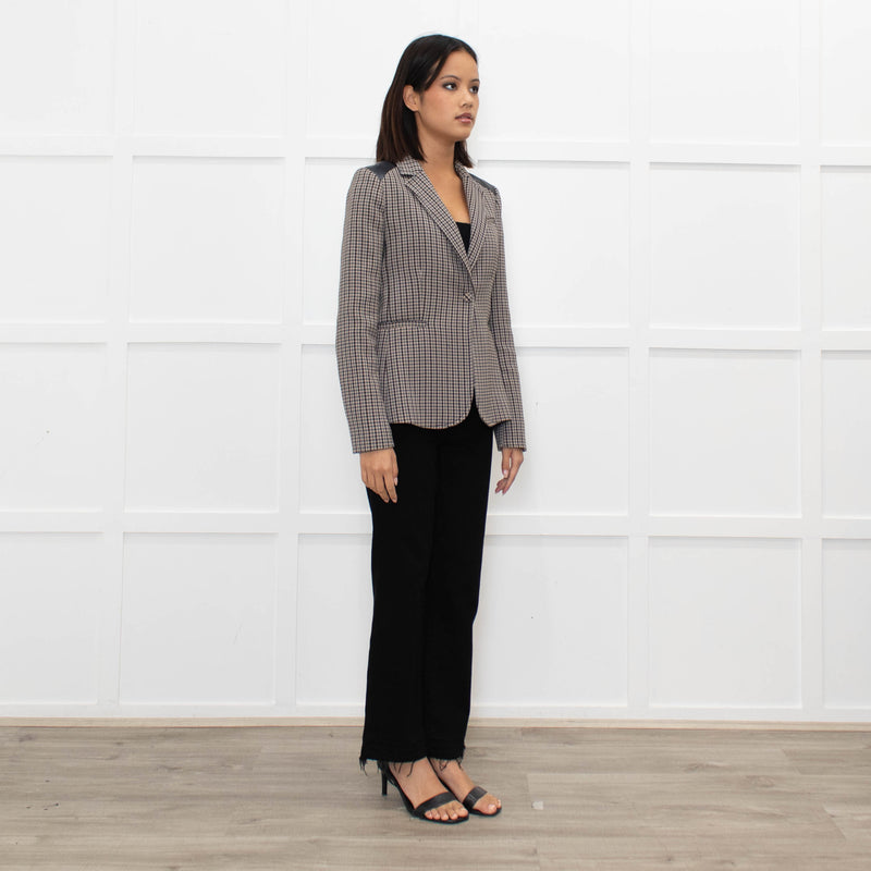 Claudie Pierlot Prince of Wales Check Jacket