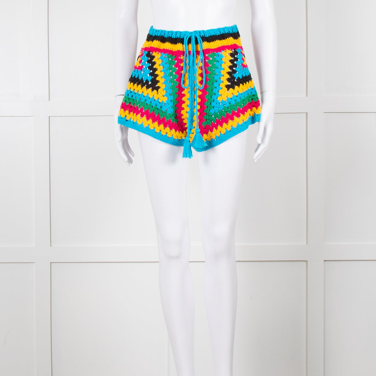 MC2 Saint Barth Multicoloured Crochet Shorts
