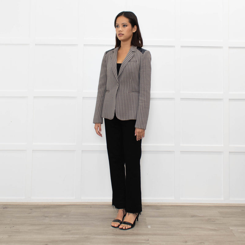 Claudie Pierlot Prince of Wales Check Jacket