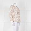 Paige Beige And White Daisy Print Top