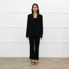 Philosophy Black Blazer with Pink Trim