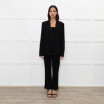 Philosophy Black Blazer with Pink Trim