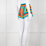 MC2 Saint Barth Multicoloured Crochet Shorts
