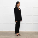 Philosophy Black Blazer with Pink Trim