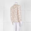 Paige Beige And White Daisy Print Top