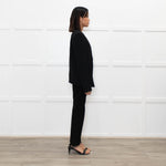 Philosophy Black Blazer with Pink Trim